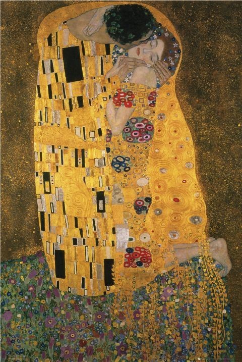 Plakát Klimt - the kiss