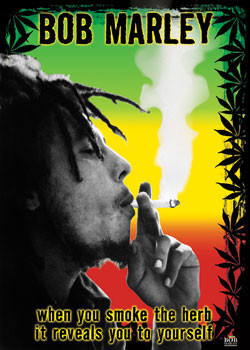 Plakát Bob Marley - herb