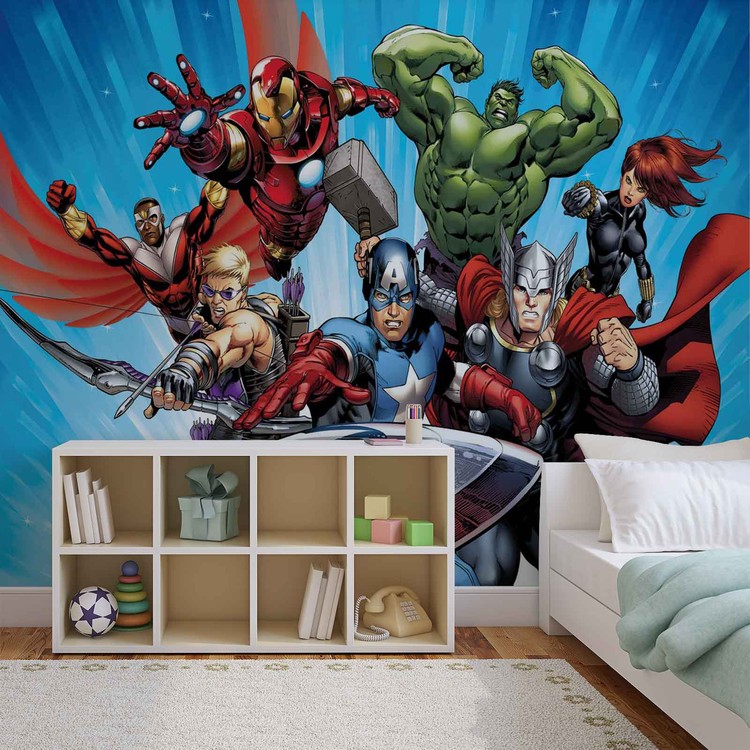 Behang Marvel Avengers
