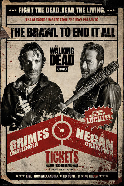 Poster The Walking Dead - Fight