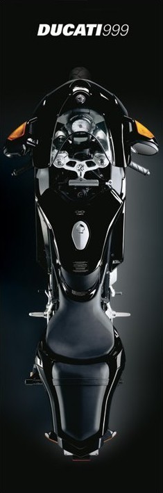 Poster Ducati - black 999r