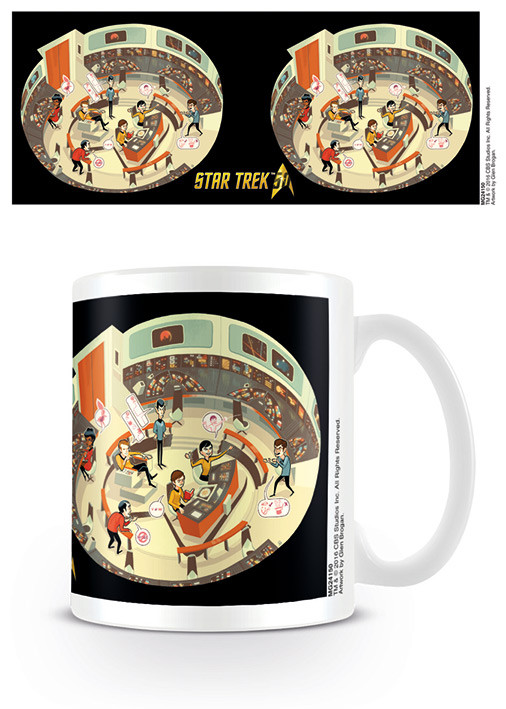 Tazza Star Trek: 50th Anniversary - Bridge Crew