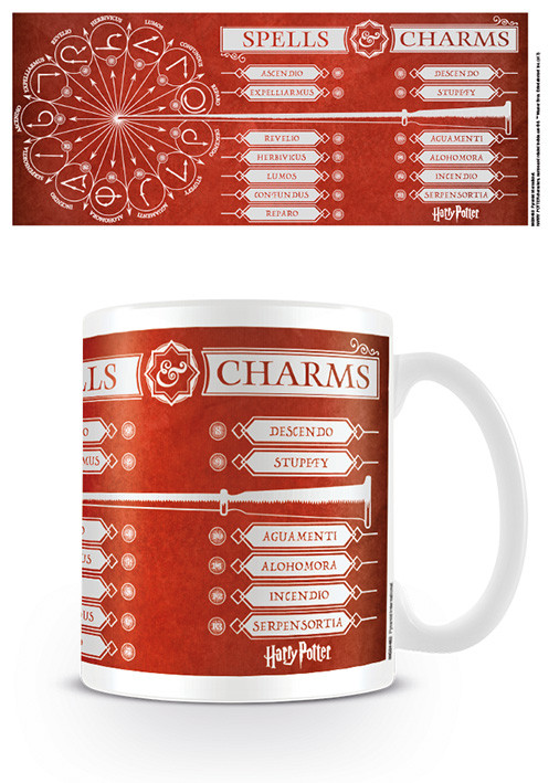 Koffie mok Harry Potter - Spells & Charms