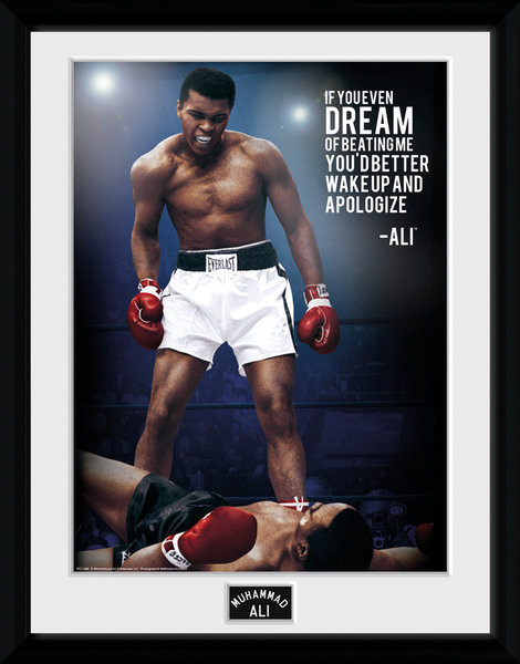Inramad poster Muhammad Ali - Dream