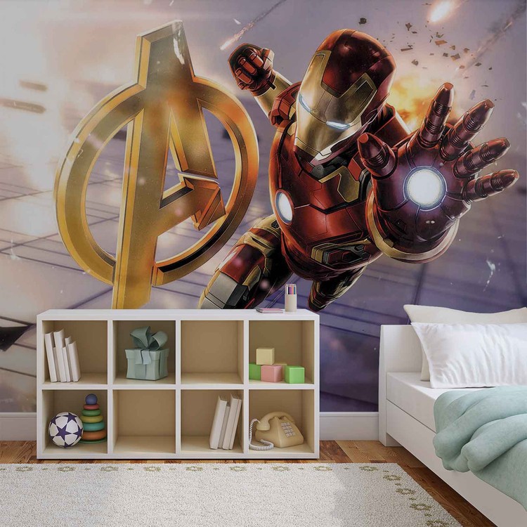 Behang Marvel Avengers - I Vendicatori