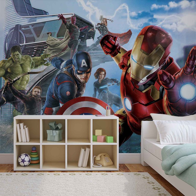Behang Marvel Avengers Team