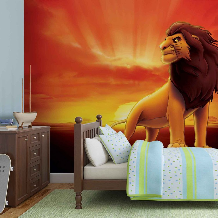 Fototapeta Disney - Lví král, východ slunce