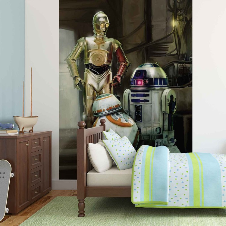Behang Star Wars Droids