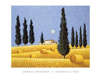 Művészeti nyomat CYPRESS & HAY