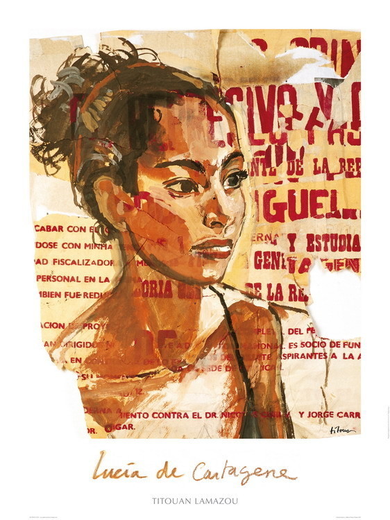 Stampa d'arte Lucia de Cartagéne - Colombie