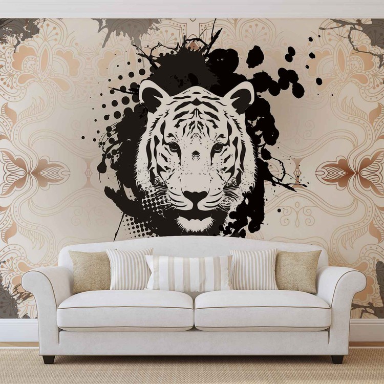 Fototapeta Tiger, Abstraktní umění