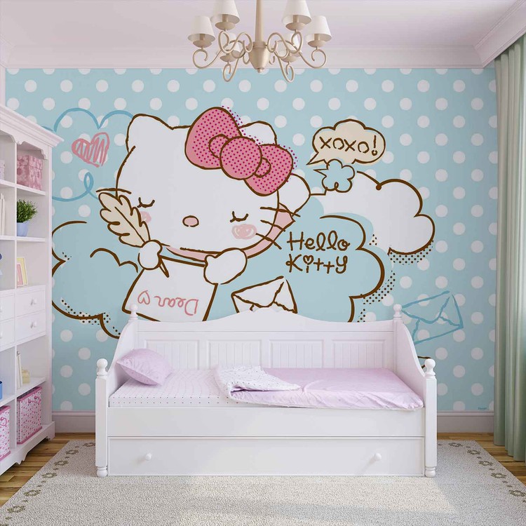Carta da parati Hello Kitty