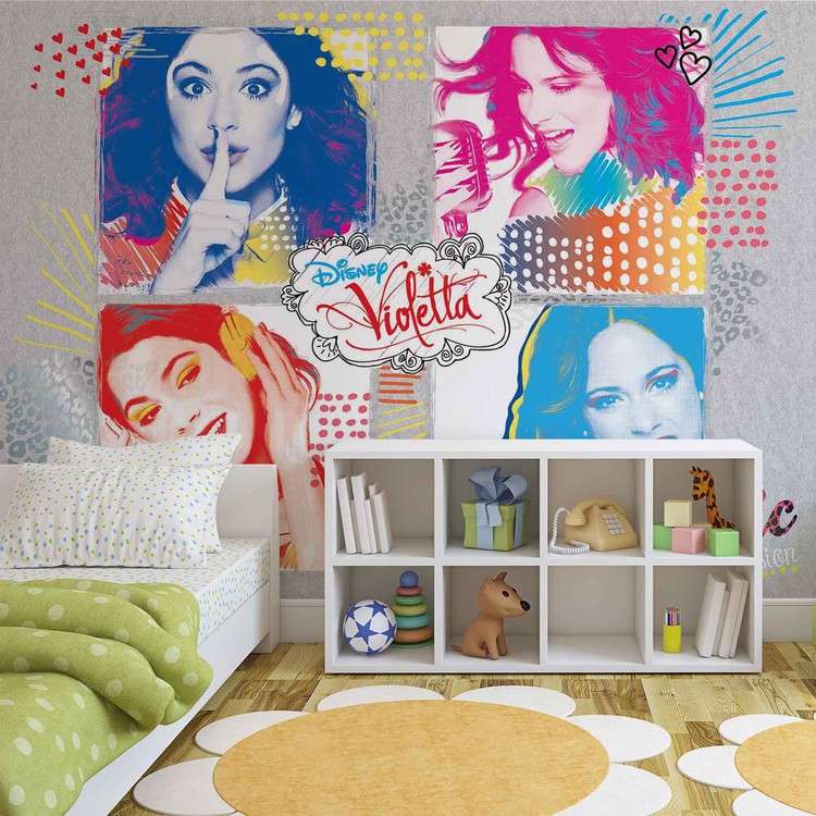Behang Disney Violetta