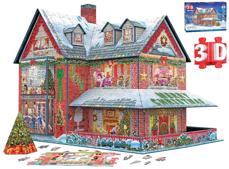 Puzzle 3D Christmas House