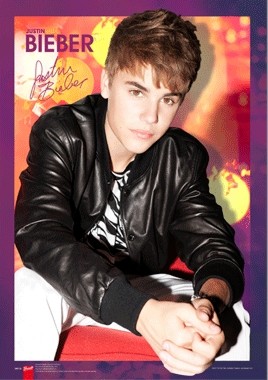 balkon Bil Betinget Justin Bieber - pin up 3D Plakat, 3D Poster på Europosters.dk