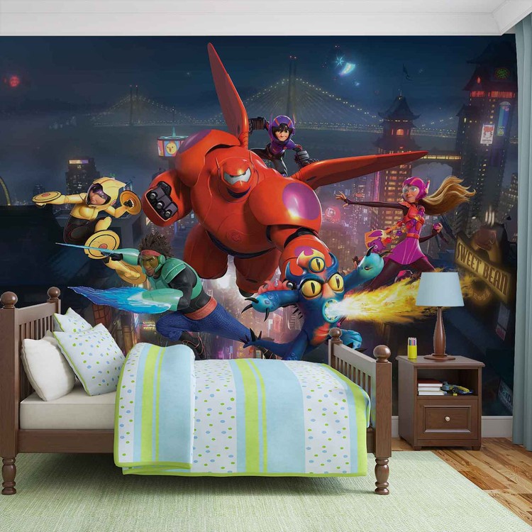 Carta da parati Disney Big Hero 6