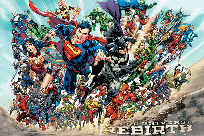 Plakát Justice League - Rebirth
