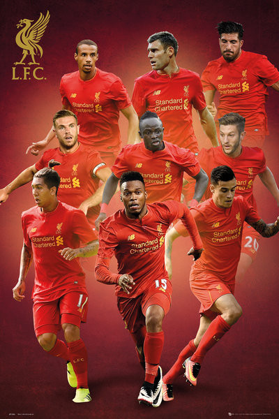 Plakát Liverpool - Players 16/17