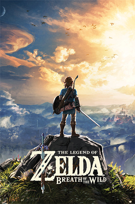 Plakát, Obraz - The Legend Of Zelda: Breath Of The Wild - Sunset, 61x91.5 cm