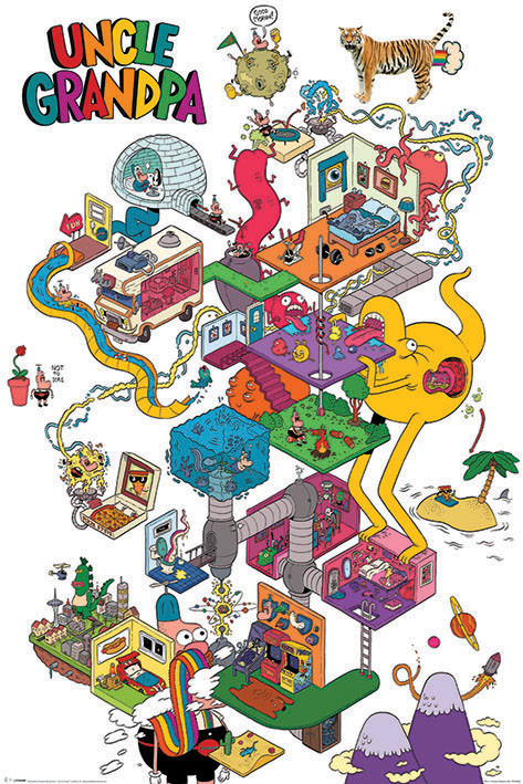Poster Uncle Grandpa - A Warped Mind