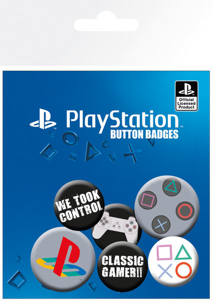 Ansteckerset Playstation - Classic