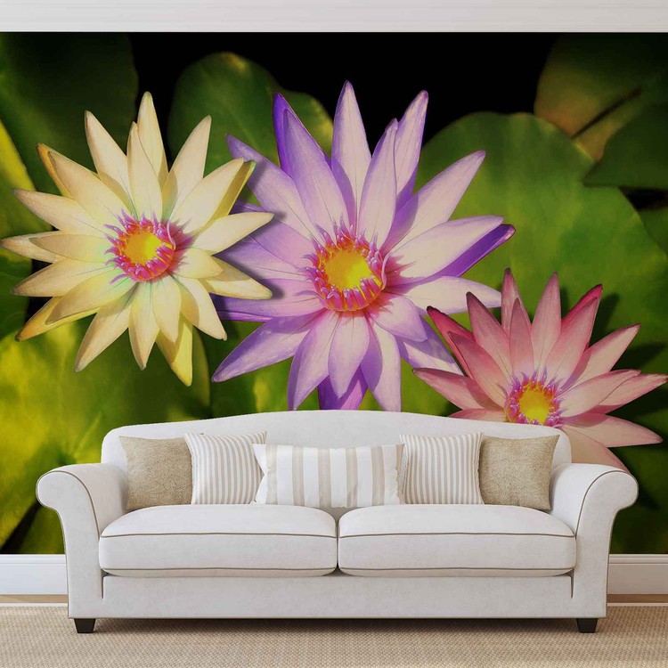 Behang Flowers Natur