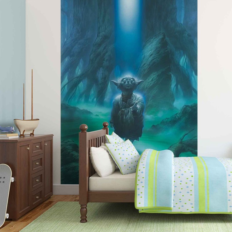 Behang Star Wars Master Yoda