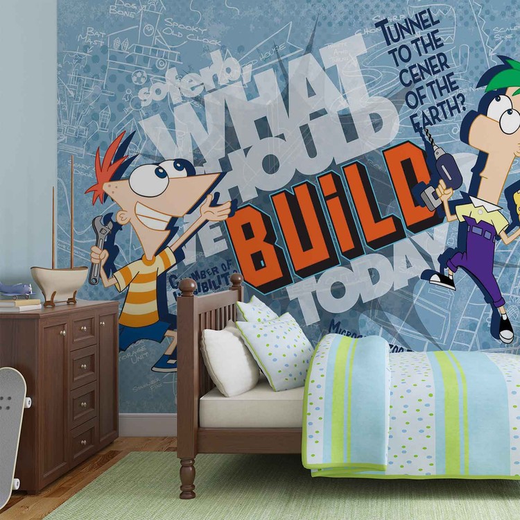 Wall Mural Disney Phineas Ferb
