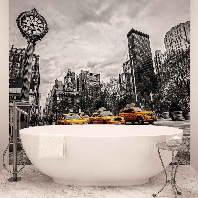 Behang New York City Cabs