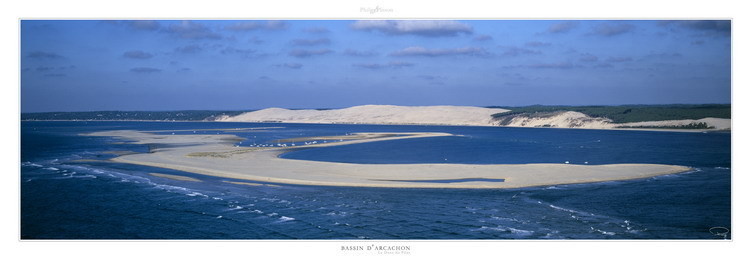 Umělecký tisk La dune du Pilat - Bassin d'Arcachon