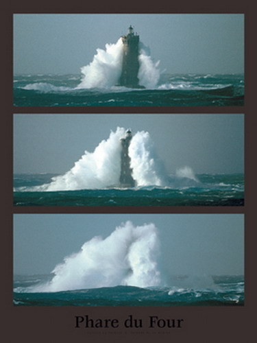 Reproduction d'art Le phare du Four