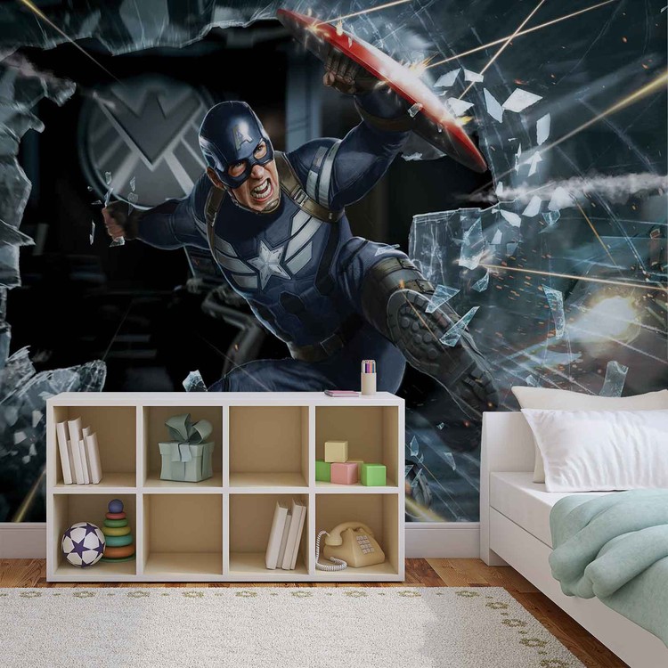 Behang Avengers Captain America