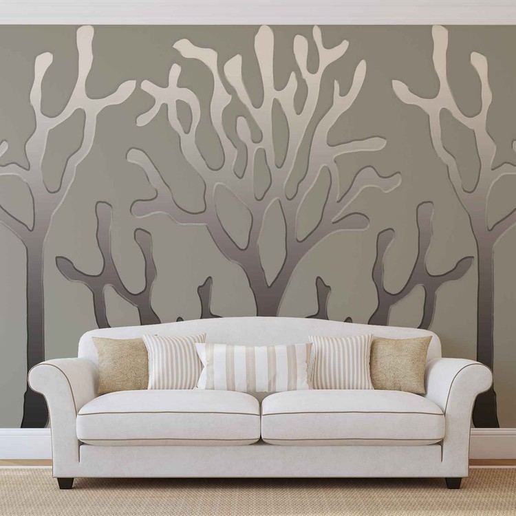 Behang Tree Abstract