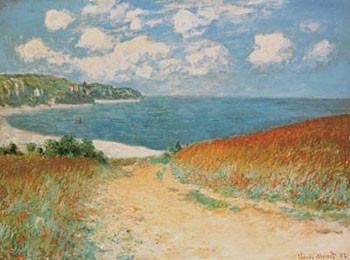 Kunstdruck Chemin Dans Les Bles A Pourville