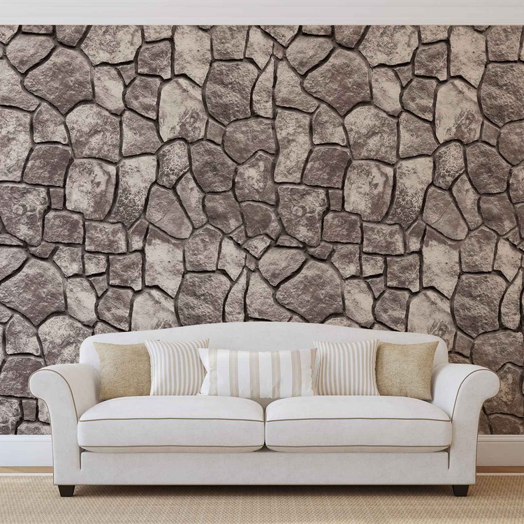 Behang Stone Wall