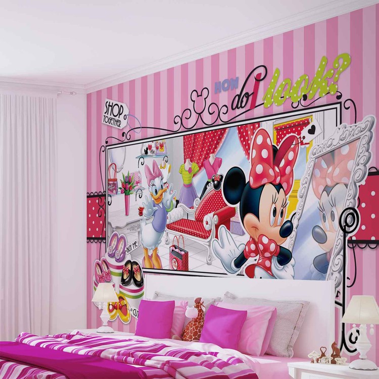 Fototapeta Disney Minnie Mouse Daisy Duck