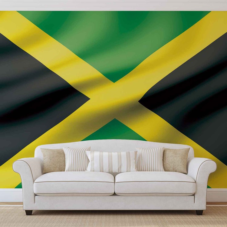 AZ FLAG Ghirlanda Giamaica: 12 Metri Di Bandierine 45x30 Cm Per Decorazioni