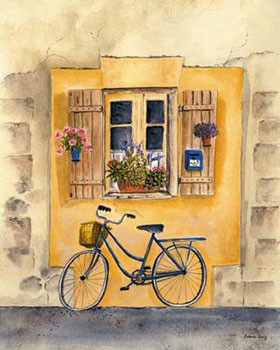Kunsttrykk French Bicycle II