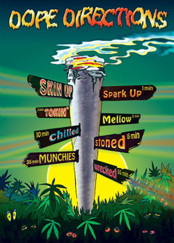 Plakat Dope direction