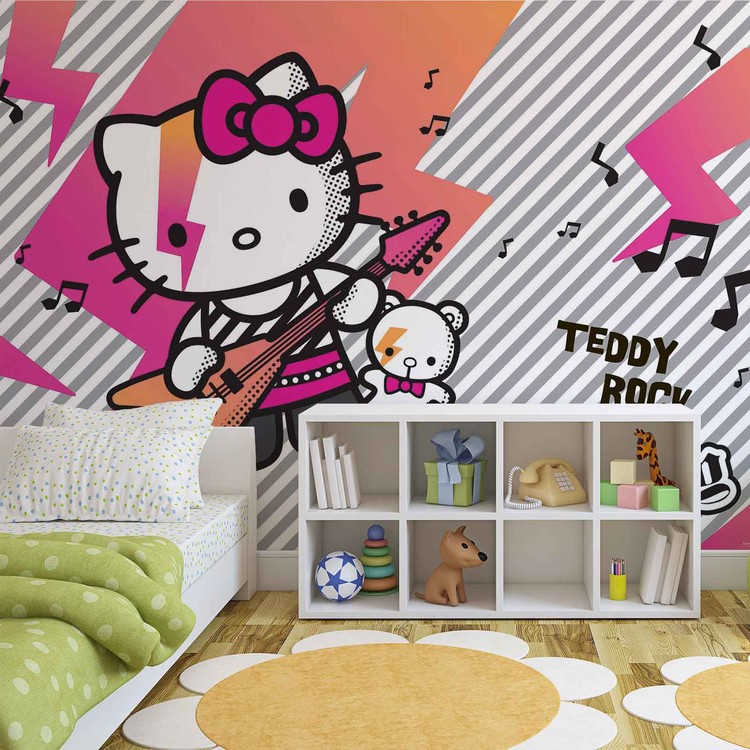 Behang Hello Kitty