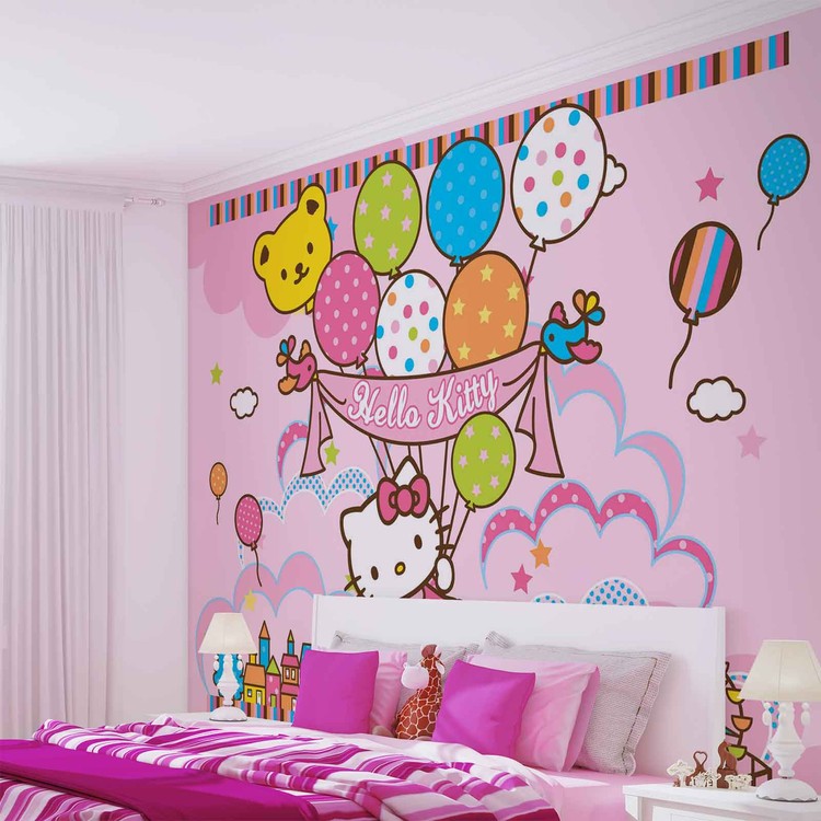 Behang Hello Kitty