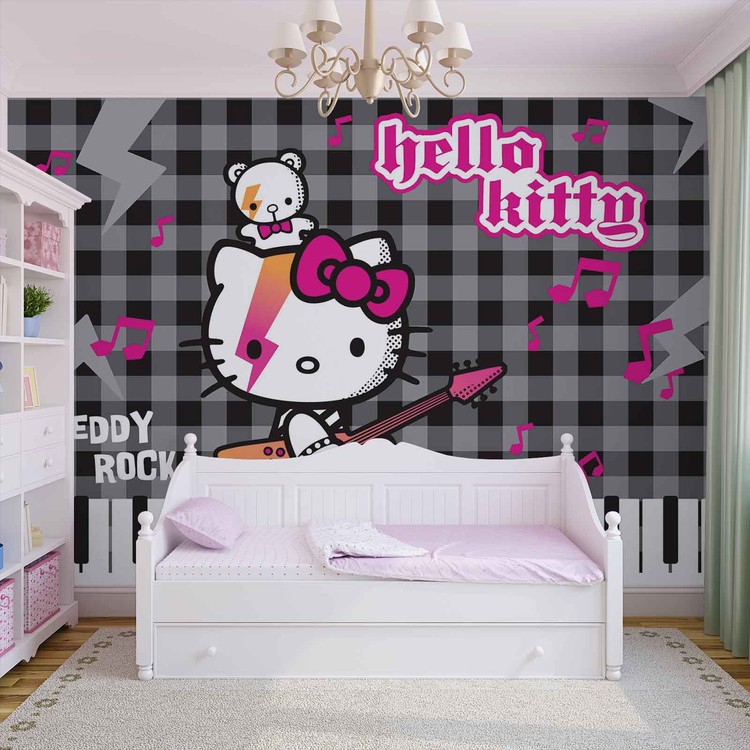 Behang Hello Kitty