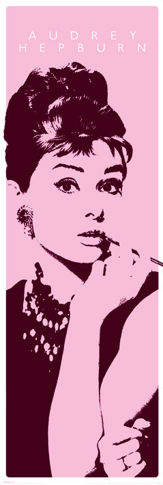 Poster AUDREY HEPBURN - cigarello