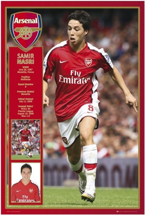Poster Arsenal - nasri 08/09