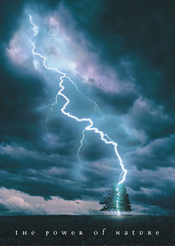 Poster Power of nature - lightning