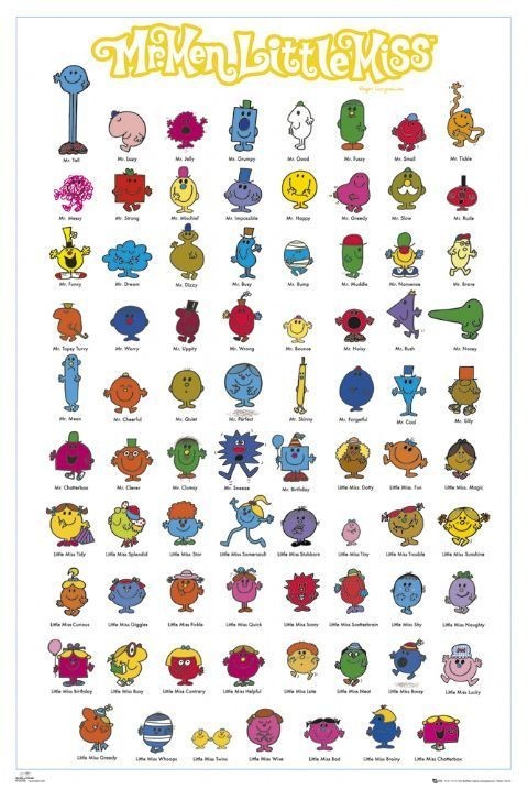 Plakát Mr men and little miss - compilation