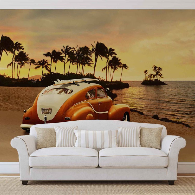 Behang Vintage Car