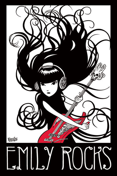 Plakát Emily the strange - emily rocks