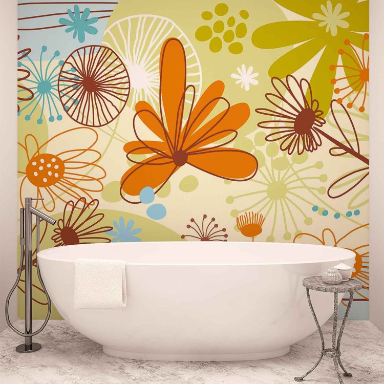 Behang Motif floral