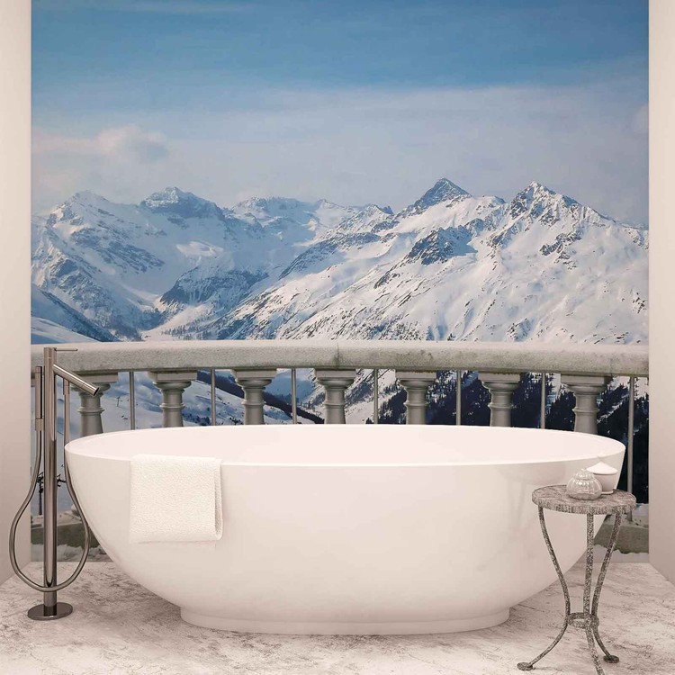 Wall Mural Mountain Scene